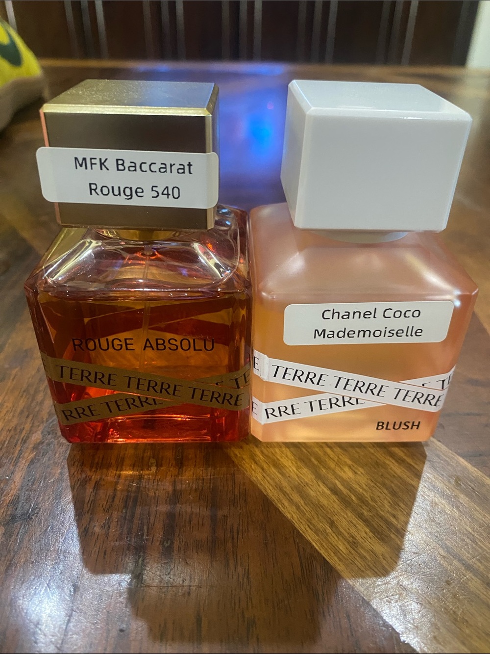 (2) Bottles by Terre - smells like label